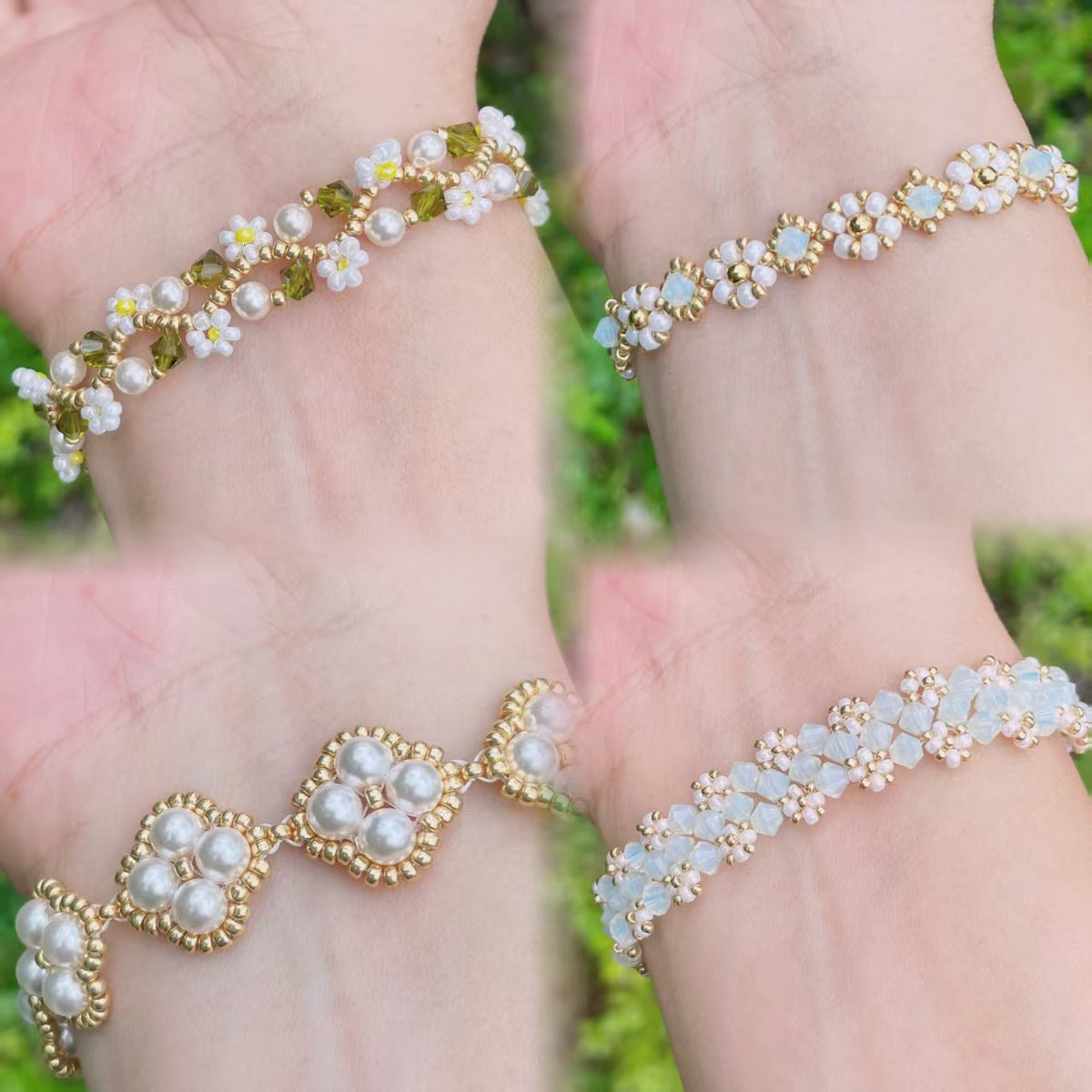 Pearl Bloom Bracelets