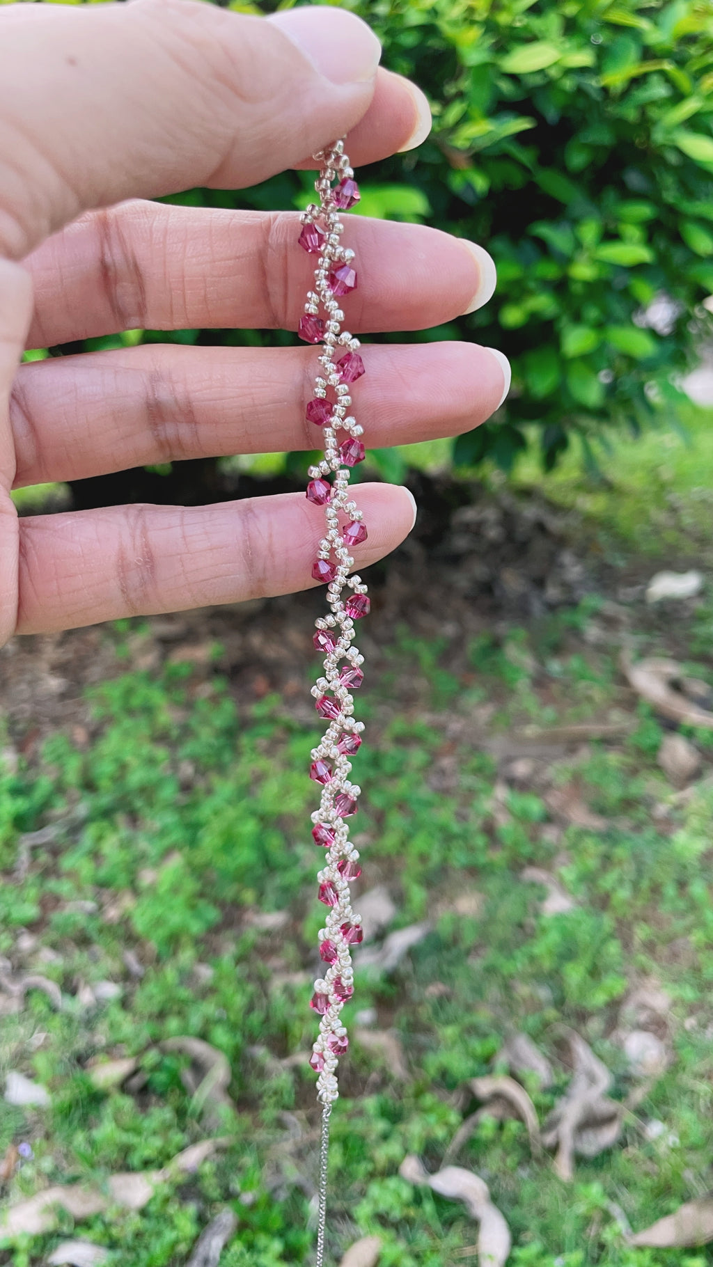 Ruby Cascade Bracelet