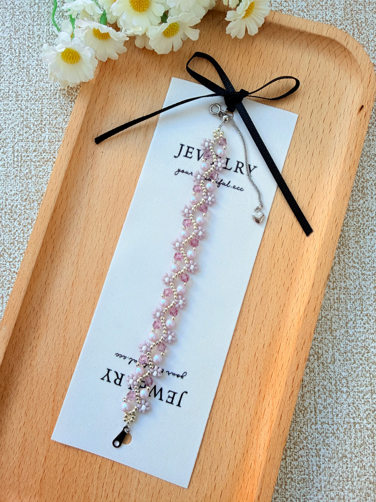 Blush Daisy Garden Bracelet