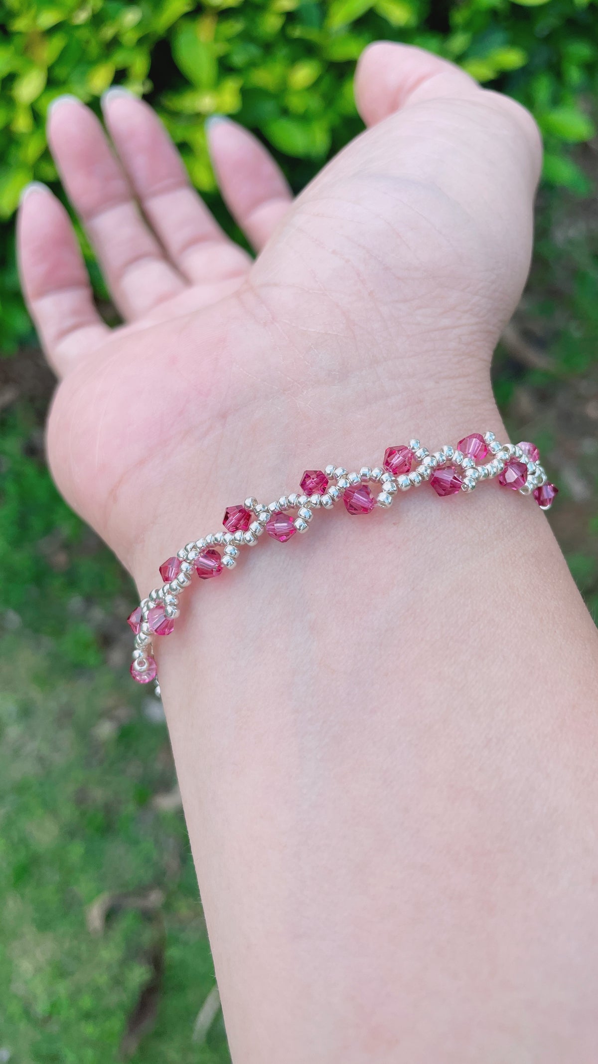 Ruby Cascade Bracelet